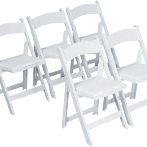 White Resin Event Chairs