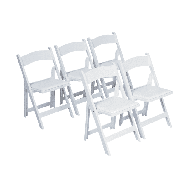 White Resin Event Chairs