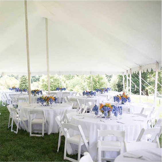 wedding tent party