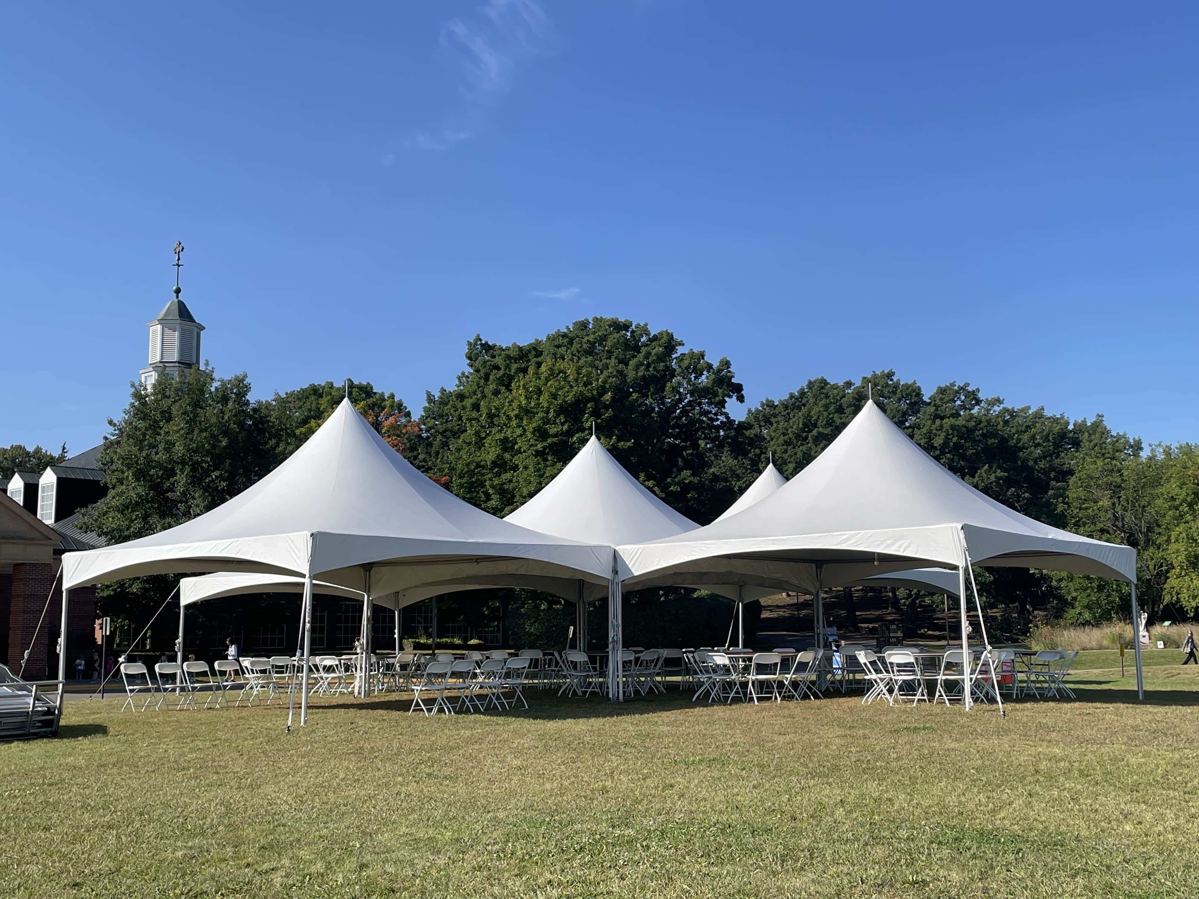 Outdoor Tent Set Up in St Paul