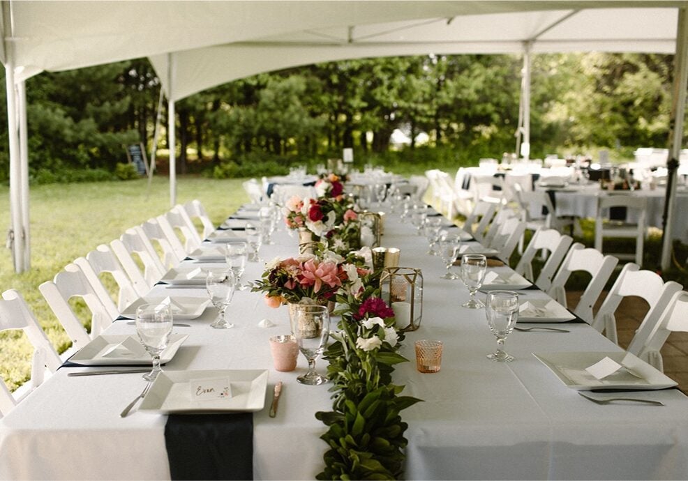 Event wtih tent chairs