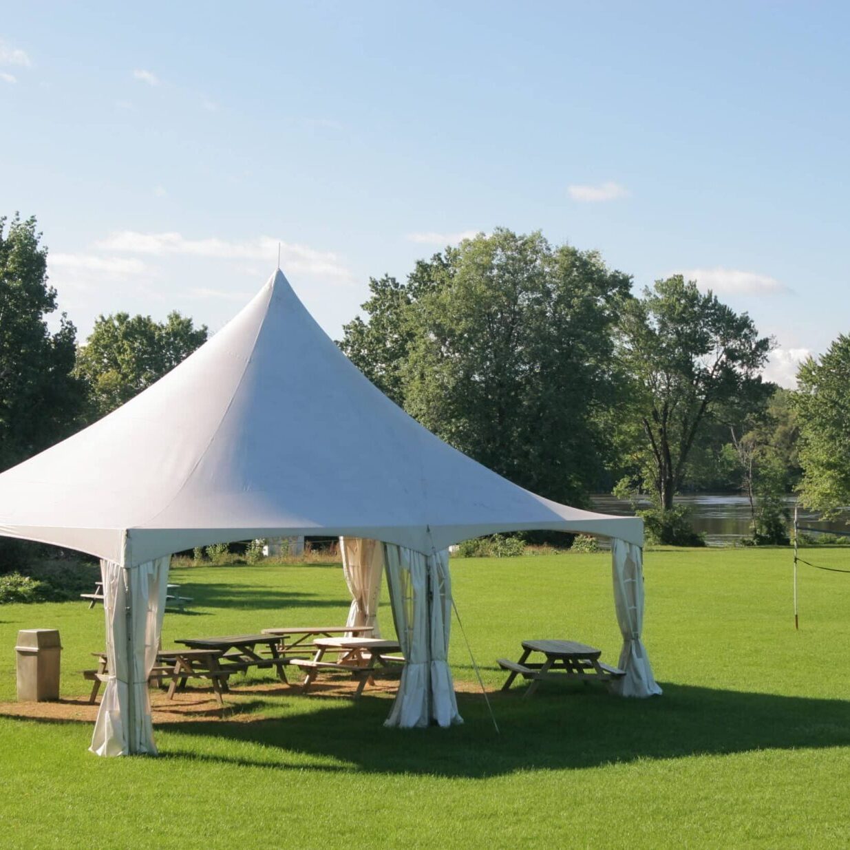 White Outdoor 20x20 Party Tent